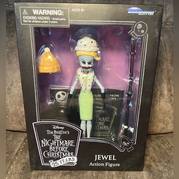 New in Box Jewel Action Figure from The Nightmare Before Christmas - Picture 1 of 5